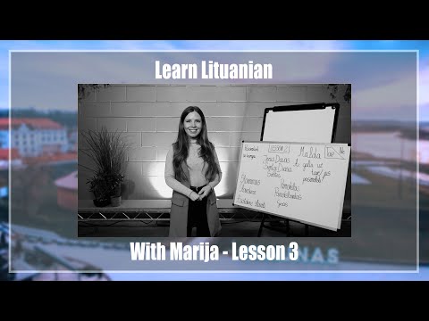 Lithuanian with Marija // Lesson 3