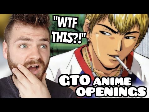 First Time Reacting to "GTO the Animation Openings & Endings (1-2)" | New Anime Fan!