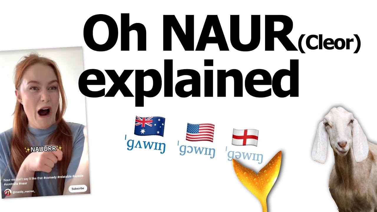 My favourite vowel: Oh NAUR explained!