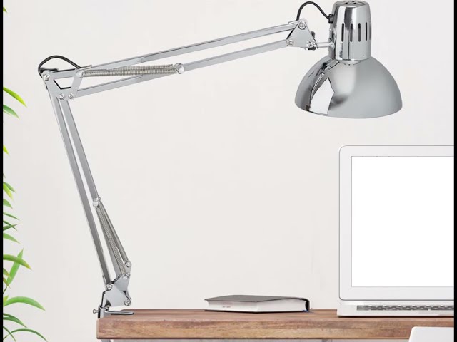 Video teaser voor MAULstudy Tischleuchte mit Klemmfuß - hellsilber