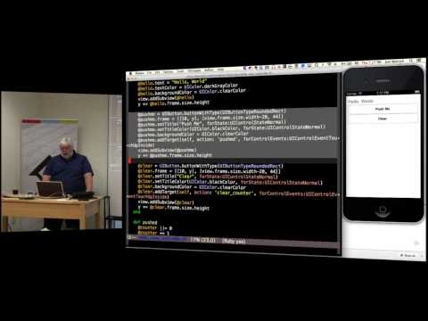 April CincyCocoaDev - RubyMotion with Jim Weirich