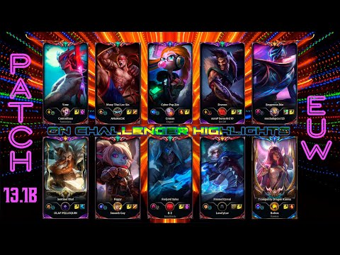 EUW Challenger Match #570 Highlights Patch 13.1B [Unicorns Of Love - AHaHaCiK]
