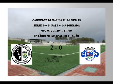 20200308 2ª Fase - 14ª Jornada - CAF vs Vilarense Integral