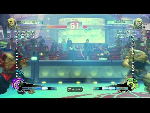 SSFIVAE~ Gouken (ProudStrawberry) vs.  Gouken (x AokiSougetu x) HD