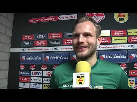 Reactie Sonny Stevens na afloop van SC Cambuur - MVV (2-1)
