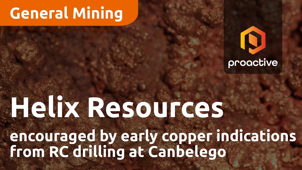 Helix Resources encouraged by early copper indications from RC drilling at Canbelego