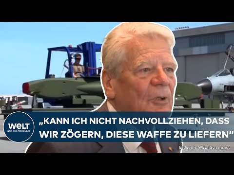 PUTINS KRIEG: Taurus-Marschflugkörper - Kritik von Gauck an Scholz wegen zögerlichen Handelns