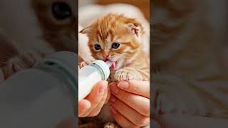 cute cat feeding milk asmr || Meeno cats asmr  #asmr #cat #asmrcat