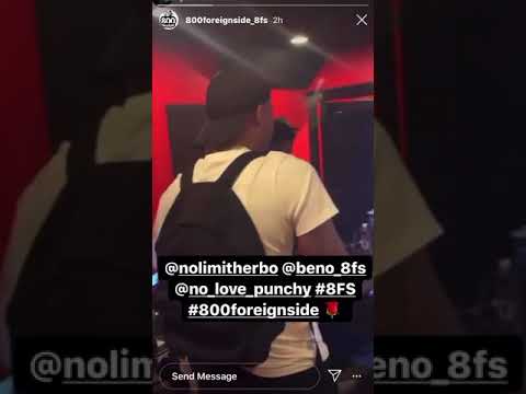 G Herbo ♨️ in the Studio w/ Beno 8FS 🌹,Then loses 40k at Airport + 5 Grams