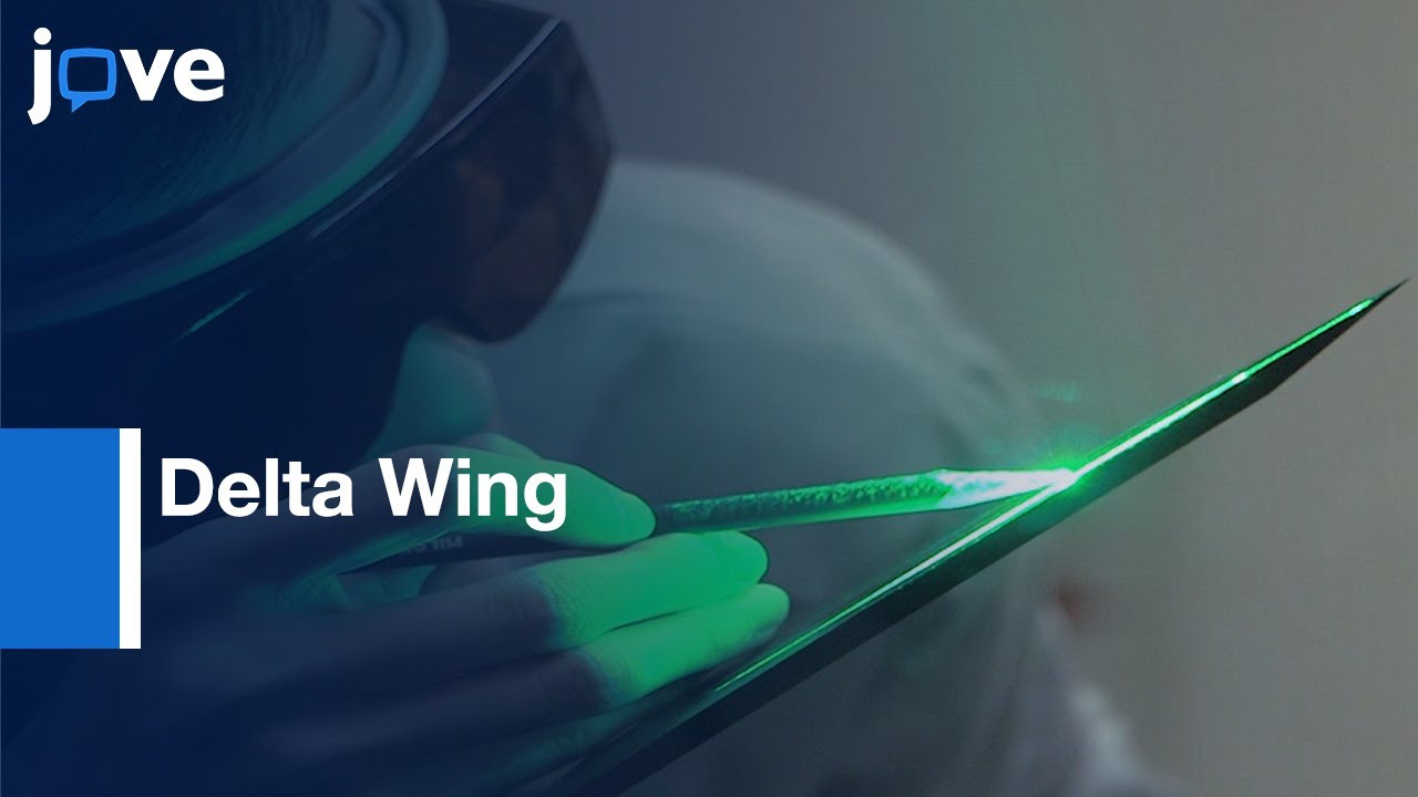 Flow Structure Imaging over Delta Wing by Flow Visualization Methods | Protocol Preview