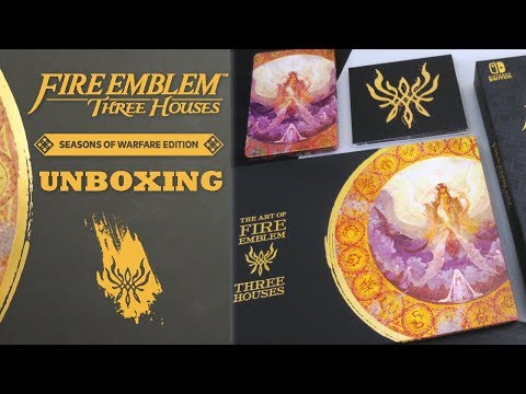 Unboxing the Fire Emblem Three Houses Seasons of Warfare Special Edition!