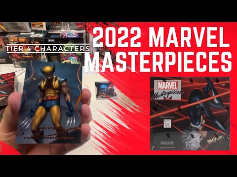 2022 Marvel Masterpieces Box Opening! Tier 4? Metallurgy? Incased in Amber?