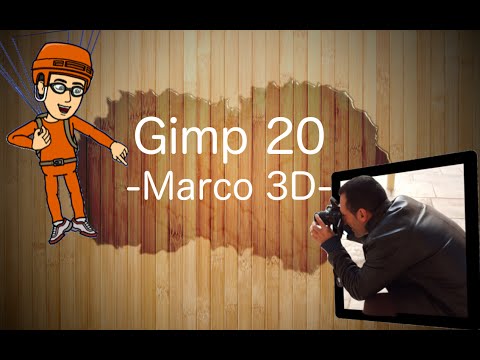 🎨 Curso básico de Gimp 20 -Mundo paralelo con marco 3D-