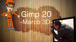 🎨 Curso básico de Gimp 20 -Mundo paralelo con marco 3D-