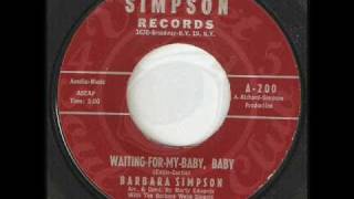 BARBABA SIMPSON Waiting For My Baby Baby SIMPSON