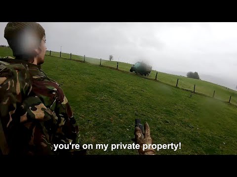 Geowizard narrowly escapes wrath of furious Welsh farmer