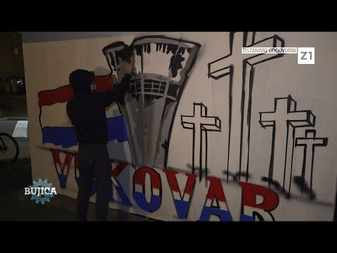BUJICA 29.10.2021. DR. VUKUŠIĆ I JOSIĆ O MURALU BBB-a: Tomašević je kriv, Možemo su lijevi talibani!