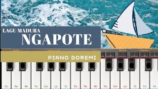 Download lagu Lagu Daerah Madura Ngapote | Piano Doremi Tutorial mp3