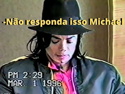 Michael Jackson respondendo interrogatório sobre alegações de abuso (RARO)   legendado