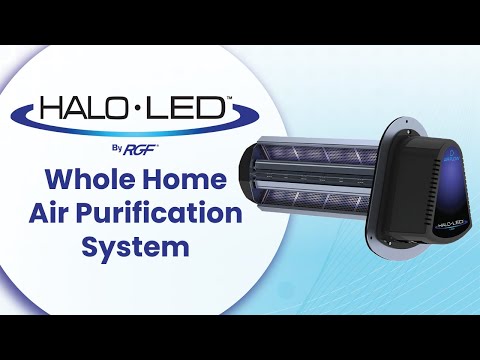 RGF's HALO LED whole home air purification system