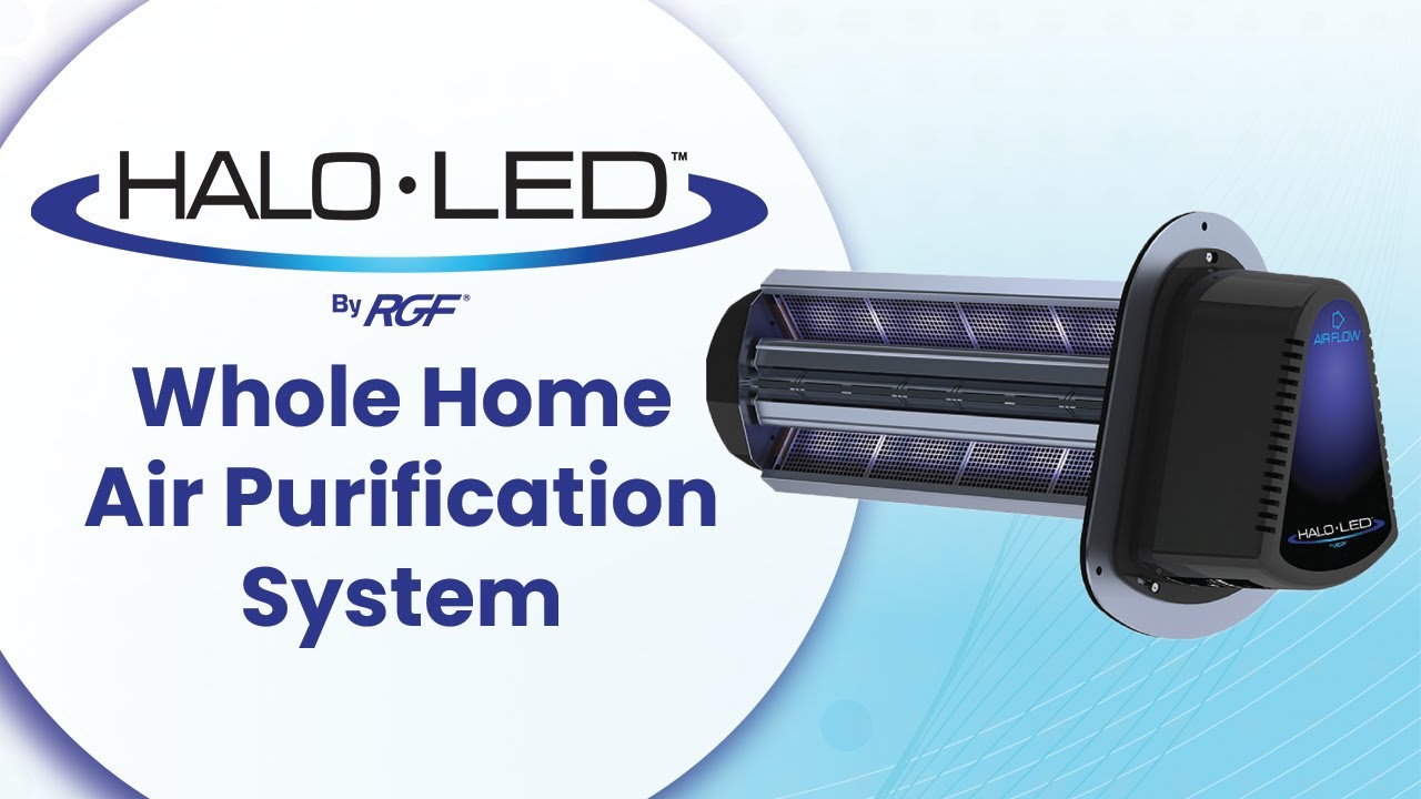 RGF's HALO LED whole home air purification system