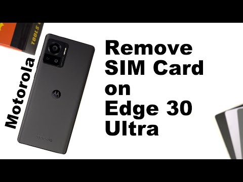 How to Remove SIM Card on Motorola Edge 30 Ultra