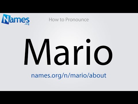 How to Pronounce Mario