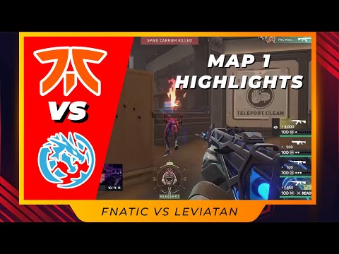Fnatic vs Leviatán - MAP 1 HIGHLIGHTS | VCT Stage 2: Masters Copenhagen