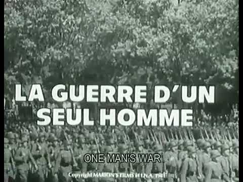 Ernst Jünger - One Man's War (La Guerre d'un Seul Homme) - with English Subtitles