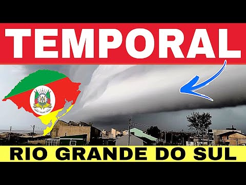 🚨TEMPORAL no RIO GRANDE DO SUL - novas imagens 😧segunda-feira 15/12/25 