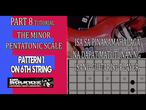 MINOR PENTATONIC SCALE/GUITAR TUTORIAL PART 8 (FINDING PENTATONIC INSIDE OF MINOR SCALE)