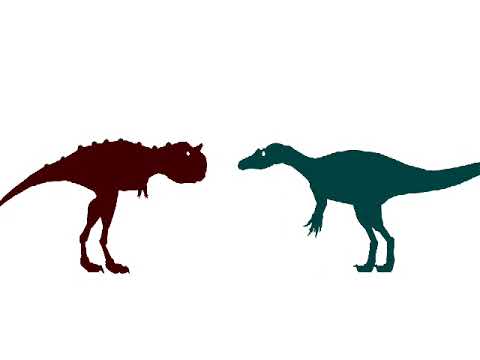 Dinosaur Battle - Carnotaurus vs Baryonyx