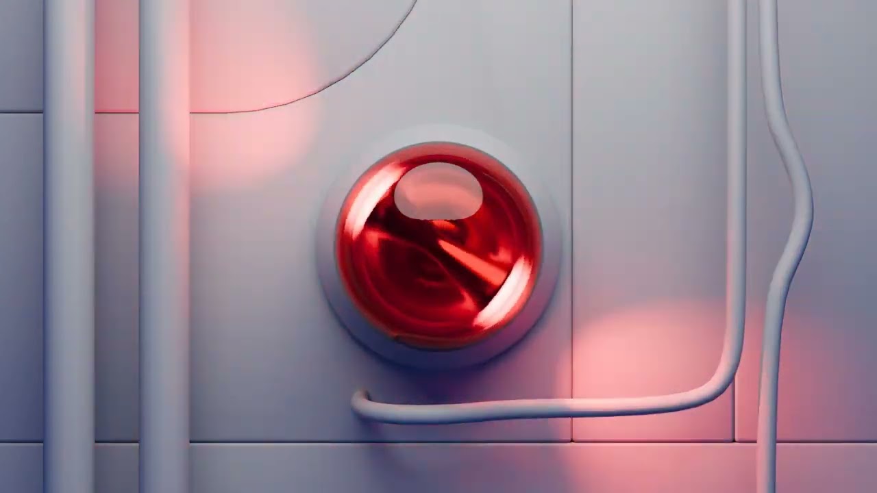 Anima&ccedil;&atilde;o de luz de alerta Modelo 3D