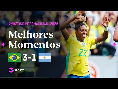 SELEÇÃO MARCA TRÊS GOLAÇOS, COM DIREITO A BICICLETA! | BRASIL 3 X 1 ARGENTINA