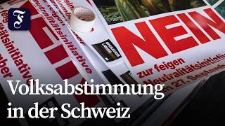 Schweizer stimmen gegen verschärfte Neutralität