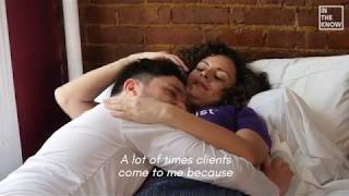 This woman is a professional cuddler and she gets paid $100 per hour for platonic touch