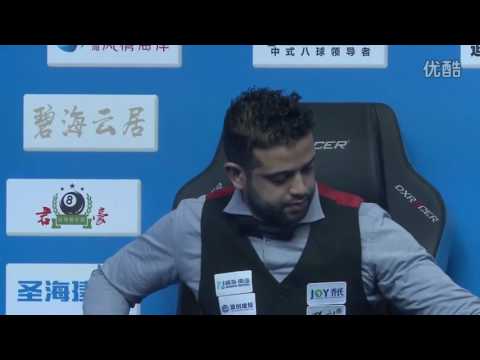 Amine Ouahbi (MOR) VS Ning Yu - World Chinese 8 Ball Masters Tour 2016-2017 Stage 4 Weihai Nanhai