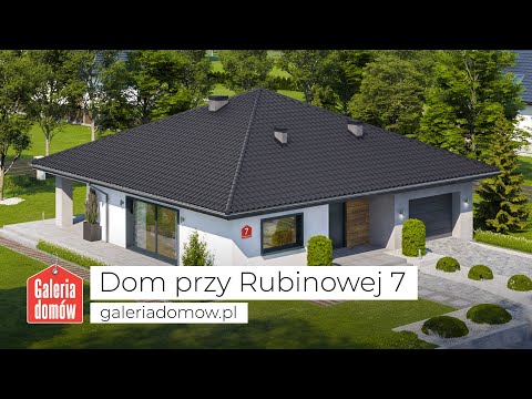 Projekt domu przy Rubinowej 7 - GaleriaDomow.pl