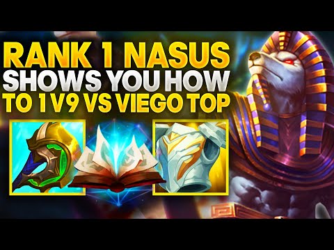 This is how you 1v9 vs viego top as nasus! | Carnarius | League of Legends
