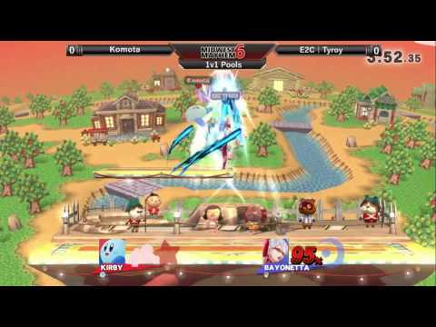 Midwest Mayhem 6 Singles Pools: Komota (Kirby) vs. E2C l Tyroy (Bayonetta)