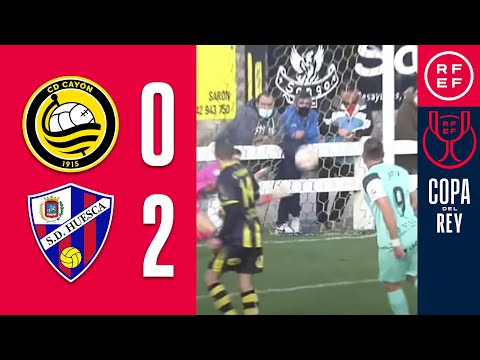 RESUMEN | CD Cayón 0-2 SD Huesca | Copa de S.M. El Rey | Primera eliminatoria