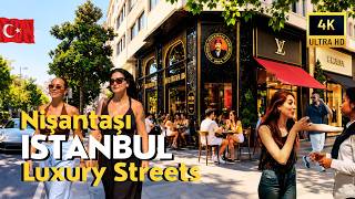 🇹🇷 Istanbul Turkey 2026 Luxury Nisantasi 4K Walking Tour | Elegant Streets, Cafe