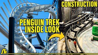 PENGUIN TREK Inside Look! Up-Close Construction Update, SeaWorld Orlando