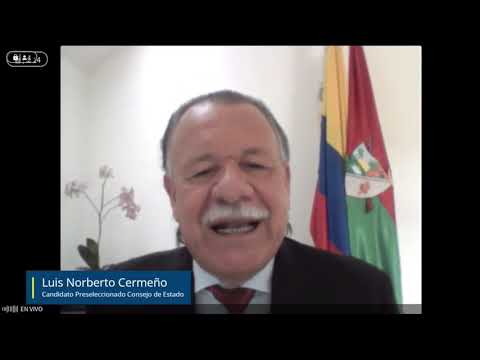 Entrevista a aspirantes preseleccionados a la Sección Tercera del Consejo de Estado