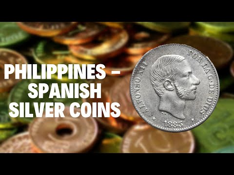 Philippines Spanish Coins: Alfonso XII and Alfonso XIII 1880 - 1897