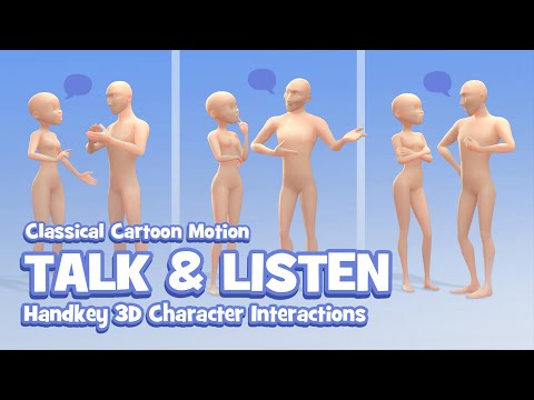Interactions for Communication Animation - Talk & Listen  | Handkey Motions for iClone
