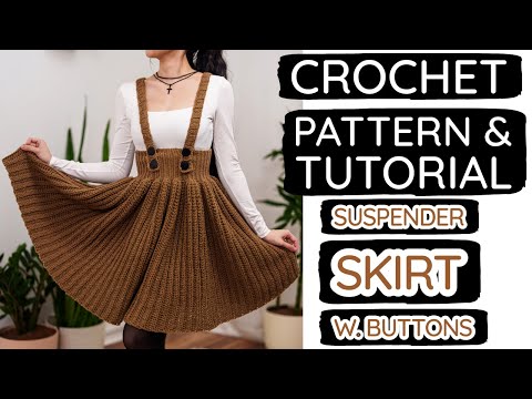 How To Crochet the Cutest Skirt Ever! | Pattern & Tutorial DIY
