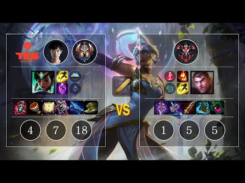 TES knight Karma vs Jayce Mid - KR Challenger Patch 10.11