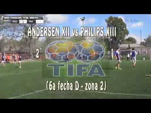 2 ANDERSEN XII vs PHILIPS XIII 1 - 6a fecha D zona 2 - 02/09/2016