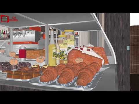 Project of a bistrocafè in Baranello, Campobasso, Molise Region, Italy